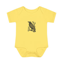 Load image into Gallery viewer, Little Raven Infant Baby Rib Bodysuit