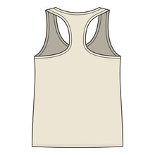 Load image into Gallery viewer, Retro Owl Linocut Graphic Women's Jersey Racerback Tank