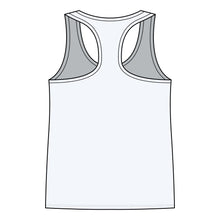 Load image into Gallery viewer, Retro Owl Linocut Graphic Women's Jersey Racerback Tank