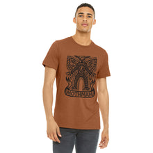 Load image into Gallery viewer, Mothman Unisex Heather CVC Short Sleeve Tee - Print on Demand Direct to Garment T-shirt