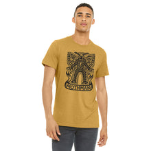 Load image into Gallery viewer, Mothman Unisex Heather CVC Short Sleeve Tee - Print on Demand Direct to Garment T-shirt