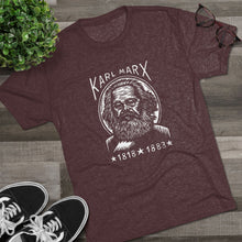 Load image into Gallery viewer, Karl Marx Unisex Tri-Blend Crew Tee, Vintage Graphic Tee, History T-Shirt, Philosophy Gift, Educational Apparel