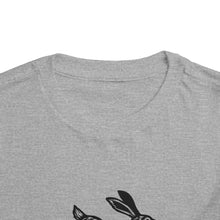 Load image into Gallery viewer, Leaping Rabbit Linocut Graphic Toddler Short Sleeve Tee
