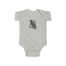 Load image into Gallery viewer, Little Raven Baby Fine Jersey Bodysuit