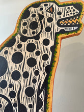Load image into Gallery viewer, Spotted Dog Mixed Media Cutout Wall Art
