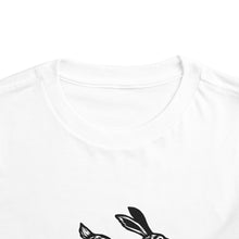 Load image into Gallery viewer, Leaping Rabbit Linocut Graphic Toddler Short Sleeve Tee