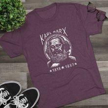 Load image into Gallery viewer, Karl Marx Unisex Tri-Blend Crew Tee, Vintage Graphic Tee, History T-Shirt, Philosophy Gift, Educational Apparel