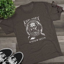 Load image into Gallery viewer, Karl Marx Unisex Tri-Blend Crew Tee, Vintage Graphic Tee, History T-Shirt, Philosophy Gift, Educational Apparel