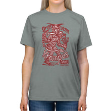 Load image into Gallery viewer, Greetings from Krampus Unisex Triblend Tee - Christmas Tee - Holiday T-shirt - Krampus T-shirt - Krampus Gift - Holiday Graphic Tees