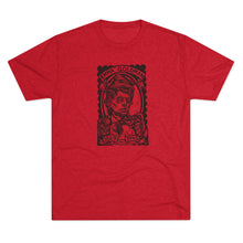 Load image into Gallery viewer, Emma Goldman Linocut Portrait on Unisex Tri-Blend Crew Tee