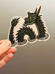 Sea Dragon Clear Waterproof Sticker
