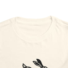 Load image into Gallery viewer, Leaping Rabbit Linocut Graphic Toddler Short Sleeve Tee
