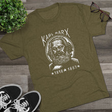 Load image into Gallery viewer, Karl Marx Unisex Tri-Blend Crew Tee, Vintage Graphic Tee, History T-Shirt, Philosophy Gift, Educational Apparel
