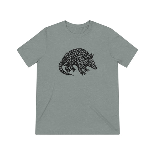 Armadillo Tshirt on Sage Green