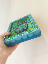 Load image into Gallery viewer, Blue Hamsa Original Art