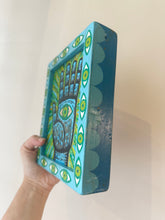 Load image into Gallery viewer, Blue Hamsa Original Art