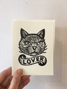 Cat Lover Greeting Card