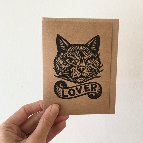 Cat Lover Greeting Card