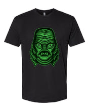 Load image into Gallery viewer, Creature from the Black Lagoon Head Graphic Black T-shirt