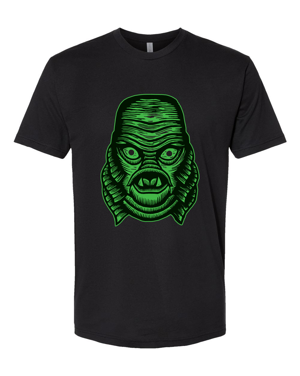 Creature from the Black Lagoon Head Graphic Black T-shirt