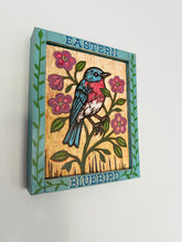 Load image into Gallery viewer, Eastern Bluebird Original Carved Wood Painting