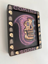 Load image into Gallery viewer, Grim Reaper Carved Wood Painting