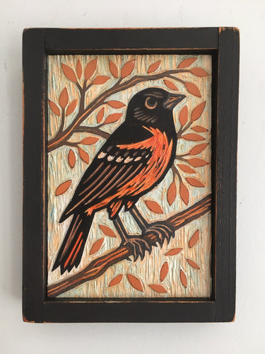 Carved Oriole Painting