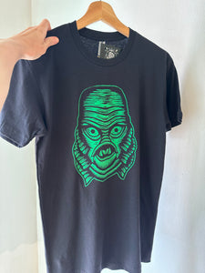 Creature from the Black Lagoon Head Graphic Black T-shirt