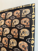 Load image into Gallery viewer, Mid-Century Modern Skull Pattern Painting