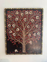 Load image into Gallery viewer, The Apple Doesn&#39;t Fall Far from the Tree - Original Carved Wood Painting