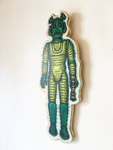 Load image into Gallery viewer, Man Cave Wall Decor - Sci-Fi Art - Star Wars Greedo Inspired Cutout Artwork