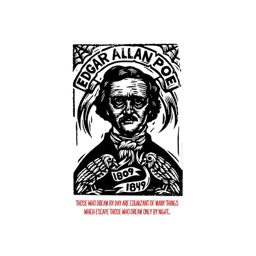Edgar Allan Poe Postcard