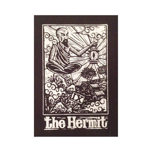 Patches for Jackets - The Hermit Tarot Sew On Patch - Punk Patches - Occult Patch