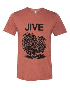 Jive Turkey T-shirt - Humorous Holiday T-shirt - Funny Holiday T-shirt - Thanksgiving Gift - Men's Clothing - T-shirts