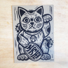 Load image into Gallery viewer, Lucky Cat Postcard