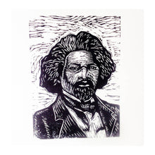 Load image into Gallery viewer, Frederick Douglass Linocut Art Print