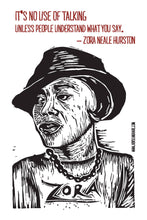 Load image into Gallery viewer, Zora Neale Hurston Postcard - Author Quote Postcard - African American Author - Female Authors - Postcards - Literary Postcards - Quotes