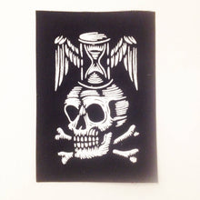 Load image into Gallery viewer, Memento Mori Black Patch - Patches - Punk Patches - Patches for Jackets - Skull Patch