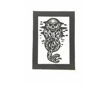 Load image into Gallery viewer, Punk Patches - Dark Mark Symbol - Harry Potter Patch - Sew On Patches - Punk Patch - Snake Patch - Skull Patch - Jacket Patches