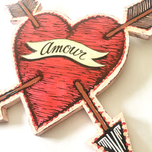 Load image into Gallery viewer, Heart with Arrows Customizable Wall Art -
