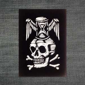 Memento Mori Black Patch - Patches - Punk Patches - Patches for Jackets - Skull Patch