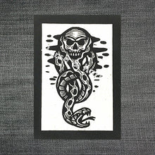 Load image into Gallery viewer, Jacket Patches - Harry Potter Patch - Dark Mark Symbol Patch - Punk Patches - Backpack Patches - Black and White Patches