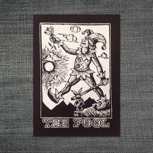 Sew On Patch - The Fool Tarot Card - Punk Patch - Occult Art Patch - Jester Patch - Punk Patches - Patches for Backpatches - Jacket Patches