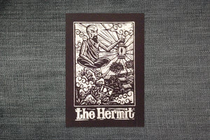 Sew On Patches for Jackets - The Hermit Tarot Sew On Punk Patch - Occult Patch