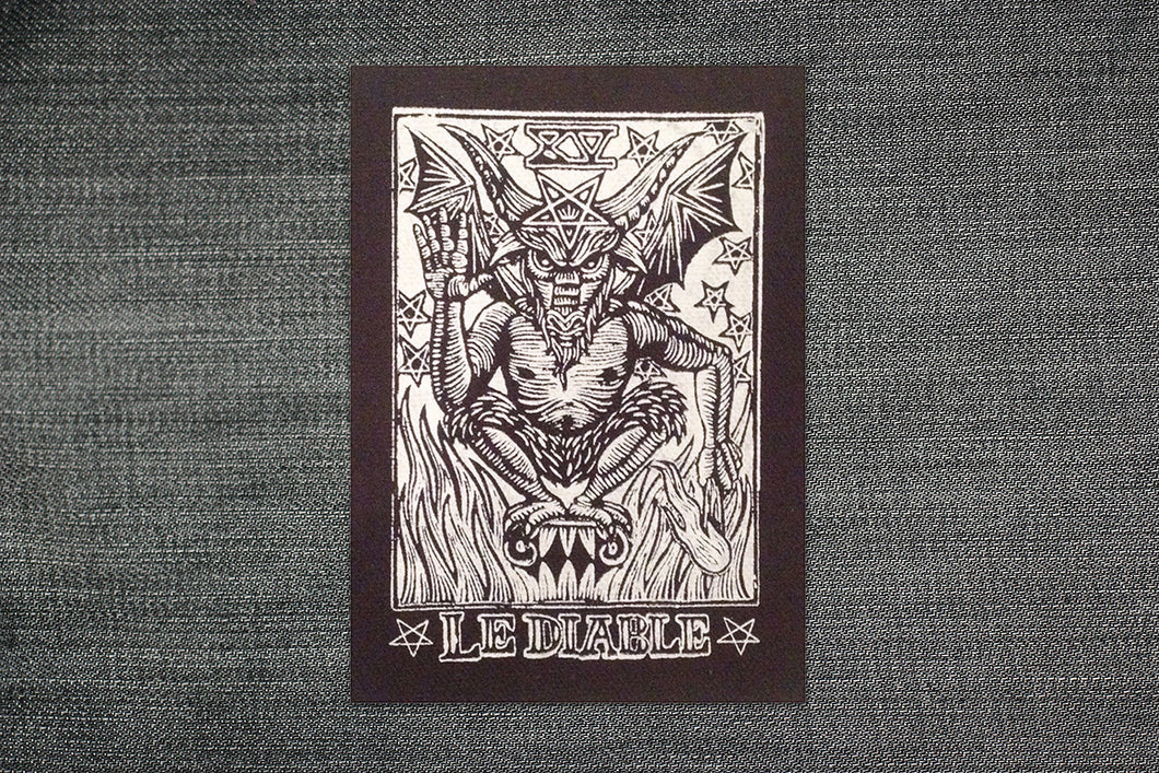 Punk Patch - Devil Tarot Patch - Sew On Patch - Jacket Patch - Patches –  Horse & Hare