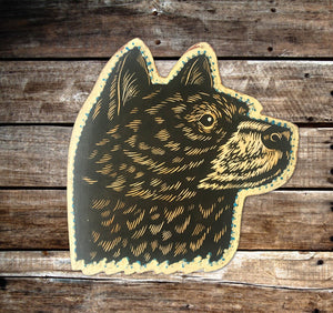 Decor for Mountain Cabin - Bear Wall Art - Cutout Wooden Wall Art