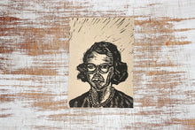 Load image into Gallery viewer, Flannery O&#39;Connor Letterpress Postcard