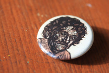 Load image into Gallery viewer, Kurt Vonnegut Button -  Literary Art Pinback Button - Reader Gift - Author Art Button - Literary Art - Writer Gift - Stocking Stuffer - Pins