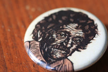 Load image into Gallery viewer, Kurt Vonnegut Button -  Literary Art Pinback Button - Reader Gift - Author Art Button - Literary Art - Writer Gift - Stocking Stuffer - Pins