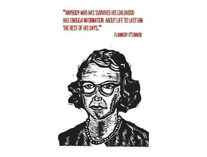 Flannery O'Connor Postcard